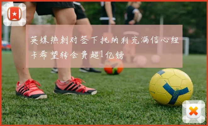 英媒热刺对签下托纳利充满信心纽卡希望转会费超1亿镑